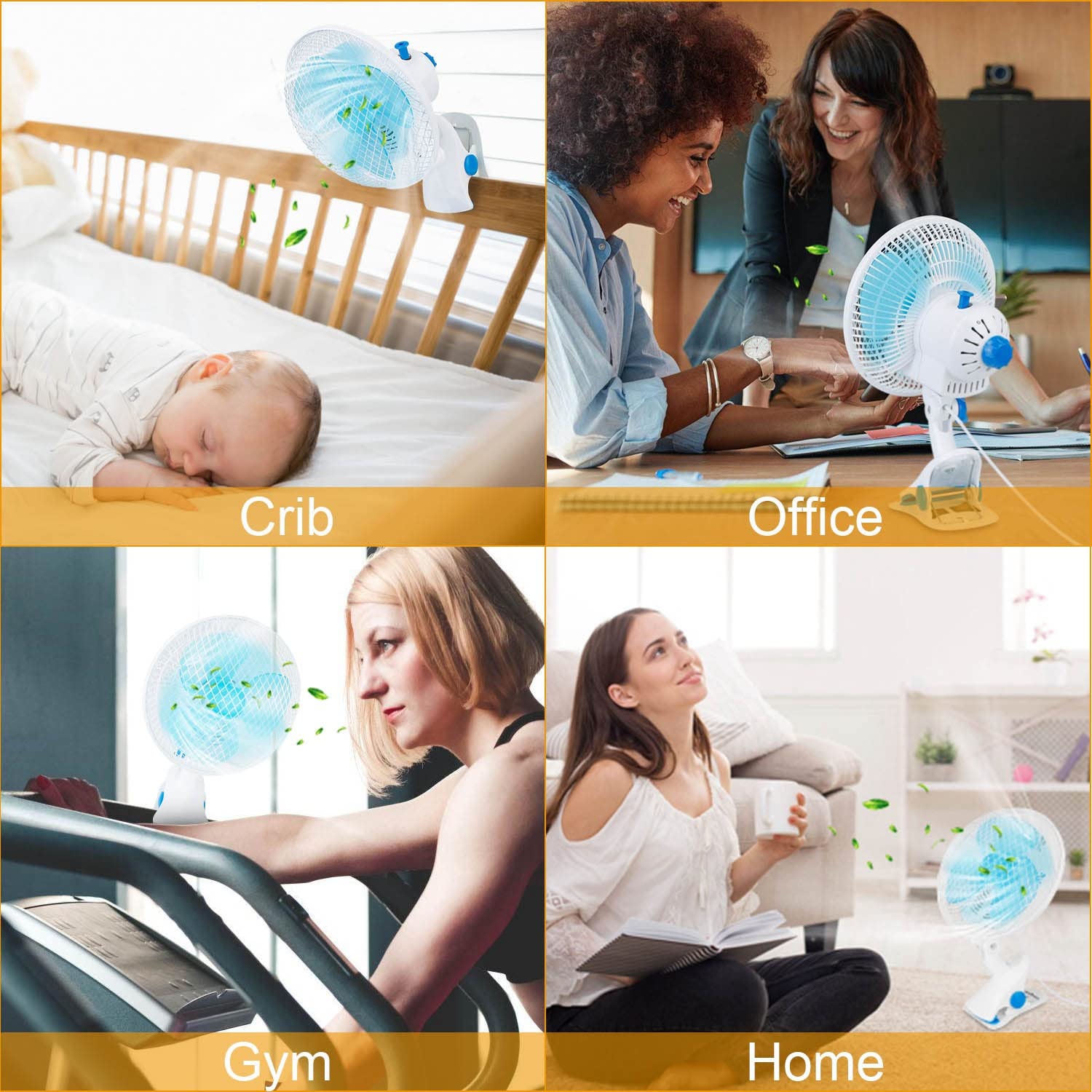 Foto 7 pulgar | Ventilador Con Clip Kocaso Oscilante 8.6 Portátil Y Silencioso Con 2 Velocidades - Venta Internacional.