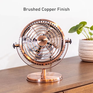 Foto 5 | Ventilador De Mesa Holmes 6 Heritage, 2 Velocidades Y 4 Aspas, Cobre Cepillado - Venta Internacional.