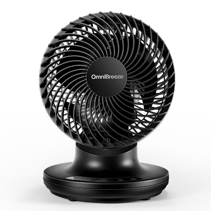 Foto 2 pulgar | Ventilador Circulador De Aire Genérico Omnibreeze De 15 Cm Negro Con Mando A Distancia - Venta Internacional.