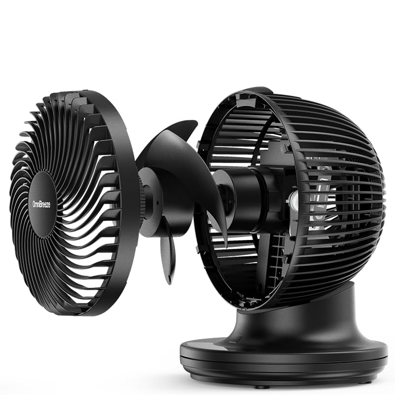 Foto 3 pulgar | Ventilador Circulador De Aire Genérico Omnibreeze De 15 Cm Negro Con Mando A Distancia - Venta Internacional.