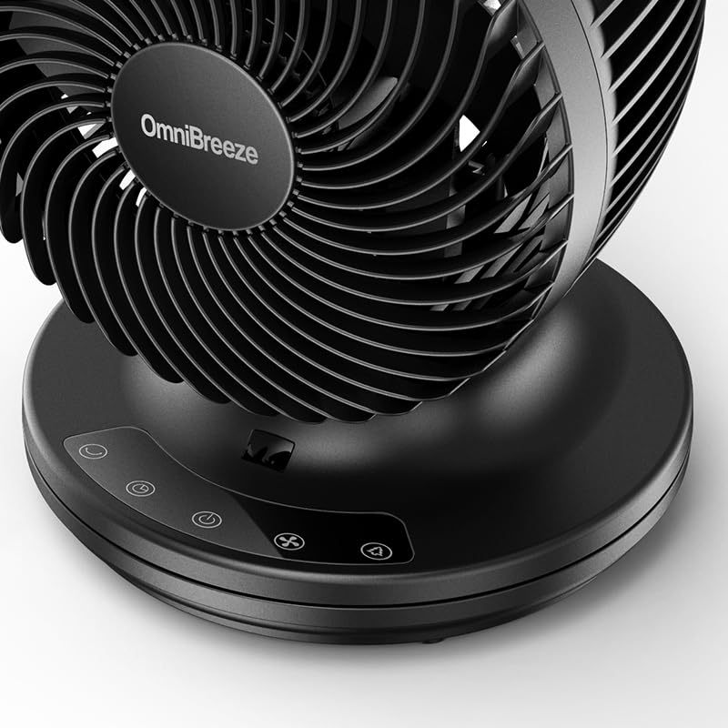 Foto 5 pulgar | Ventilador Circulador De Aire Genérico Omnibreeze De 15 Cm Negro Con Mando A Distancia - Venta Internacional.