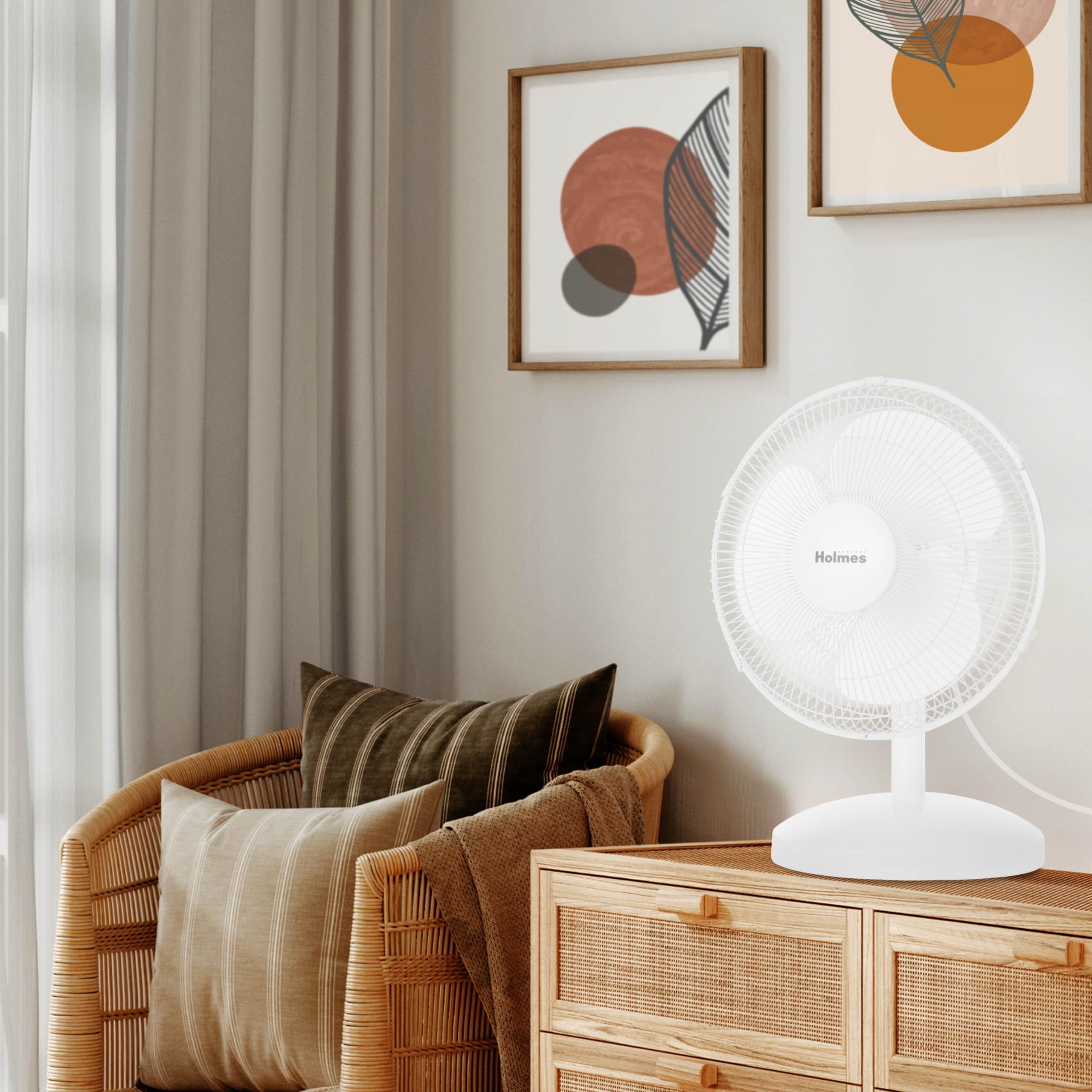 Foto 3 pulgar | Ventilador de Mesa Holmes 3 Velocidades-Venta Internacional