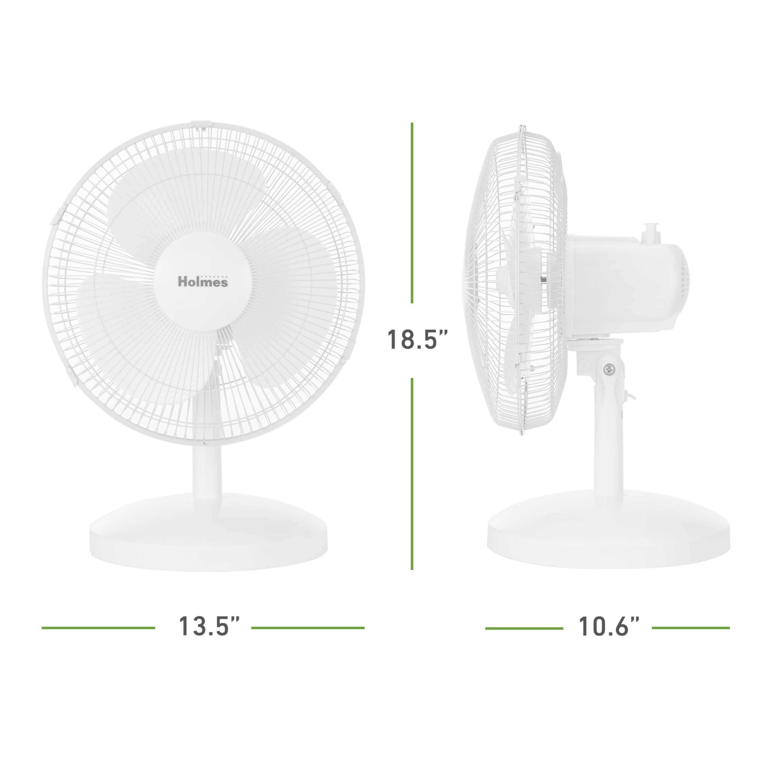 Foto 8 pulgar | Ventilador de Mesa Holmes 3 Velocidades-Venta Internacional