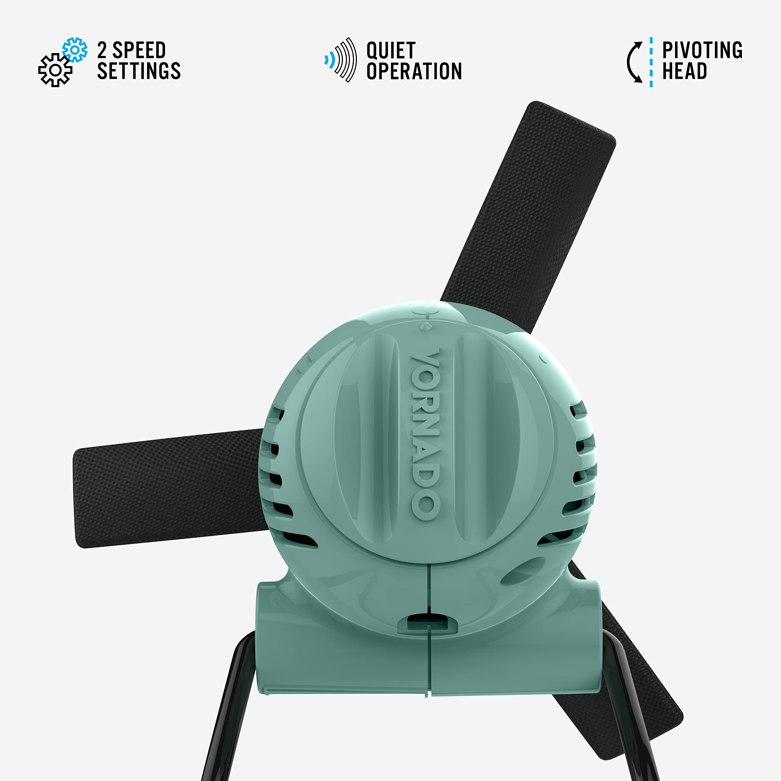 Foto 3 pulgar | Ventilador Personal Vornado Zippi Plegable de 2 Velocidades Verde - Venta Internacional
