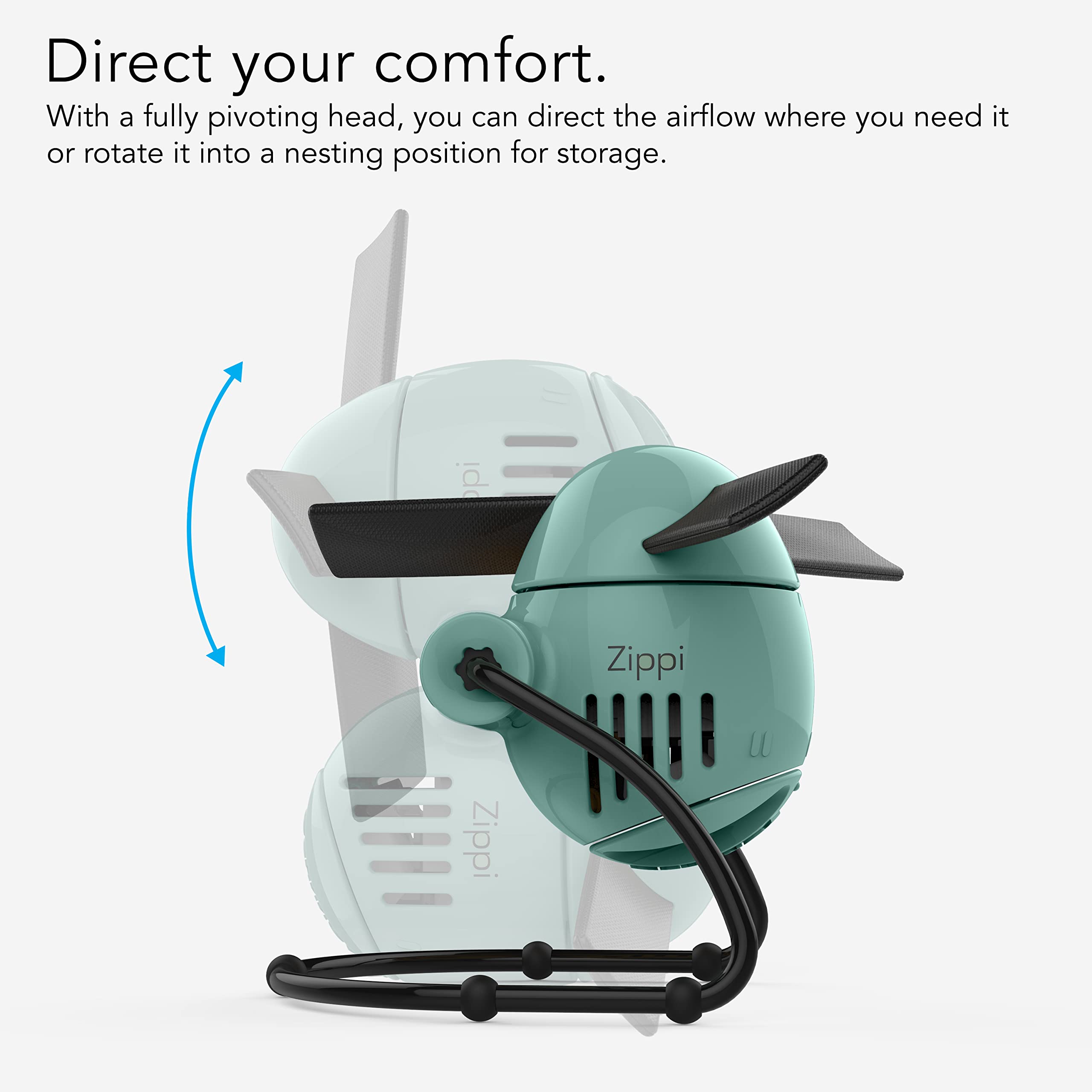 Foto 4 | Ventilador Personal Vornado Zippi Plegable de 2 Velocidades Verde - Venta Internacional