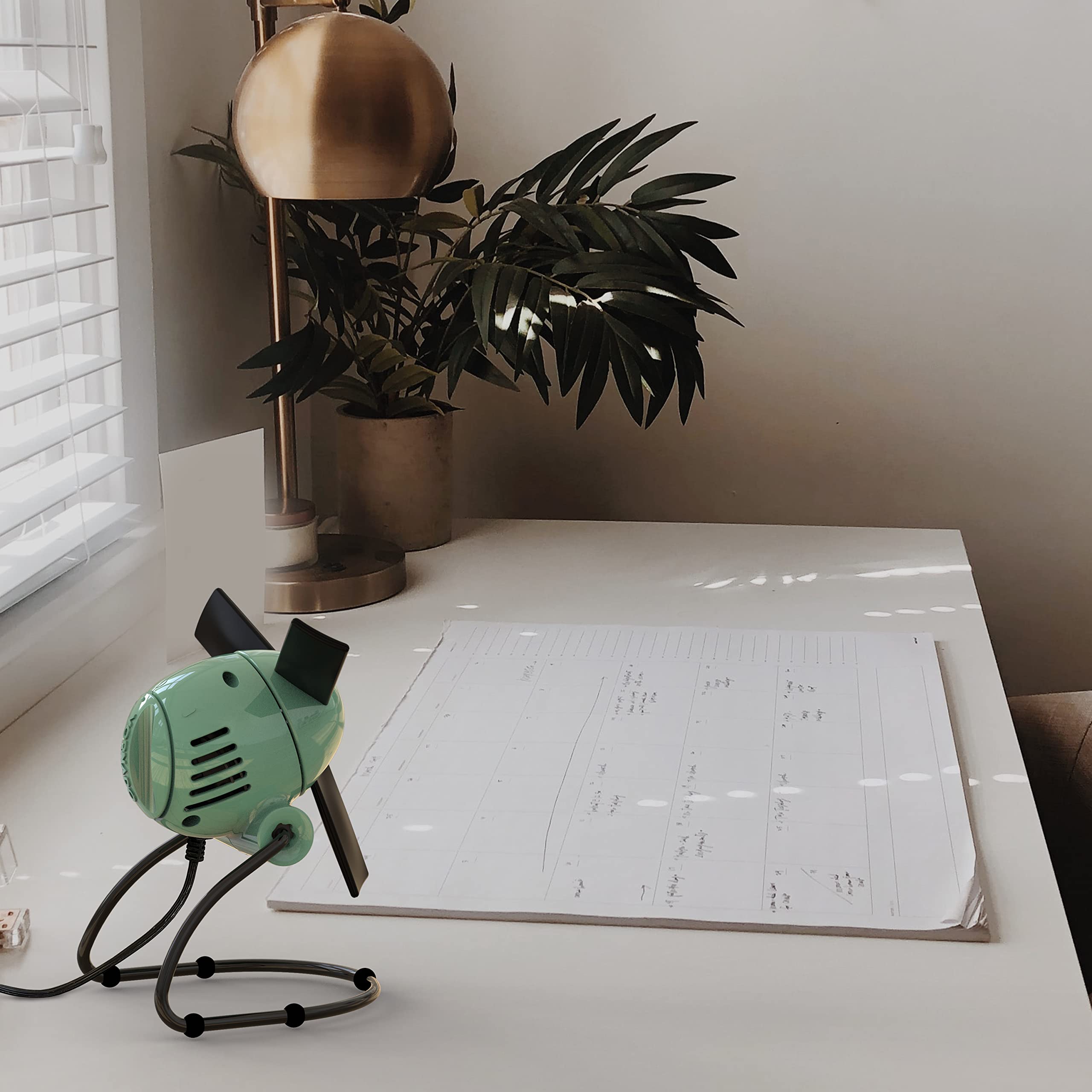 Foto 6 | Ventilador Personal Vornado Zippi Plegable de 2 Velocidades Verde - Venta Internacional