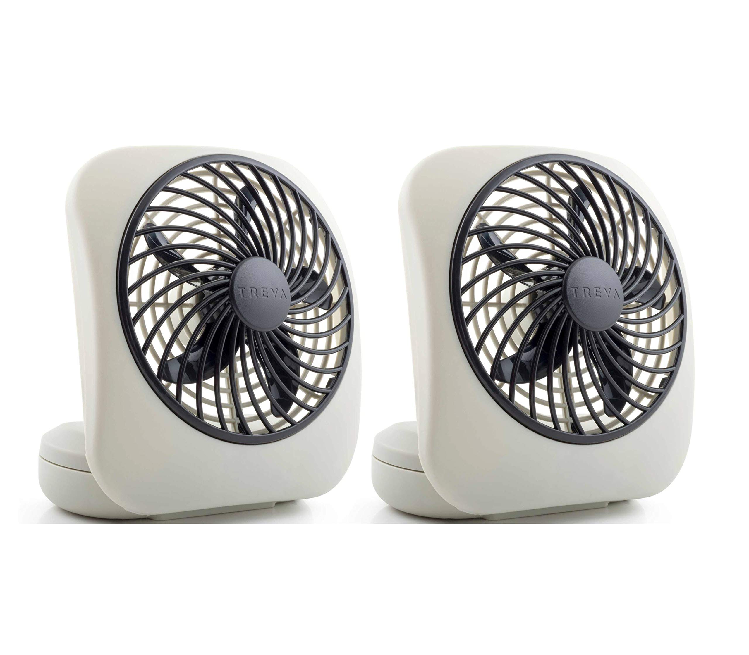 Foto 2 pulgar | Ventilador A Batería O2cool Treva De 5 Pulgadas, 2 Velocidades, 2 Unidades, Color Gris - Venta Internacional.
