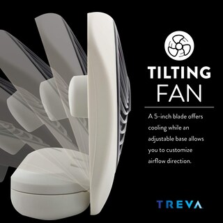Foto 4 | Ventilador A Batería O2cool Treva De 5 Pulgadas, 2 Velocidades, 2 Unidades, Color Gris - Venta Internacional.