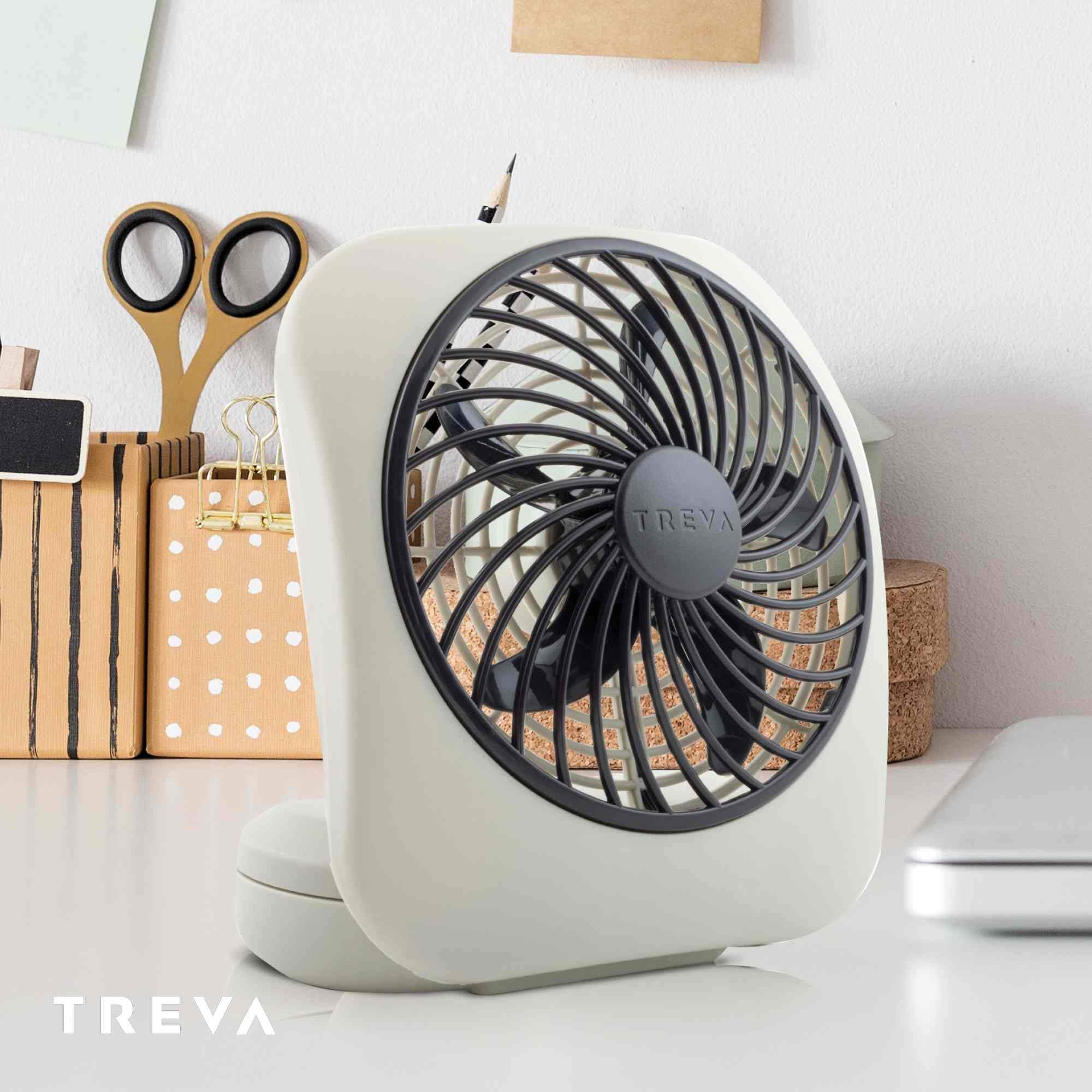 Foto 7 pulgar | Ventilador A Batería O2cool Treva De 5 Pulgadas, 2 Velocidades, 2 Unidades, Color Gris - Venta Internacional.