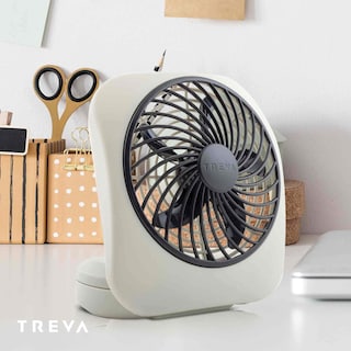 Foto 6 | Ventilador A Batería O2cool Treva De 5 Pulgadas, 2 Velocidades, 2 Unidades, Color Gris - Venta Internacional.