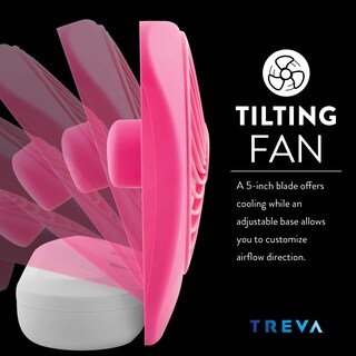 Foto 5 | Ventilador A Batería O2cool Treva De 5 Pulgadas, 2 Velocidades, Paquete De 2 - Venta Internacional.