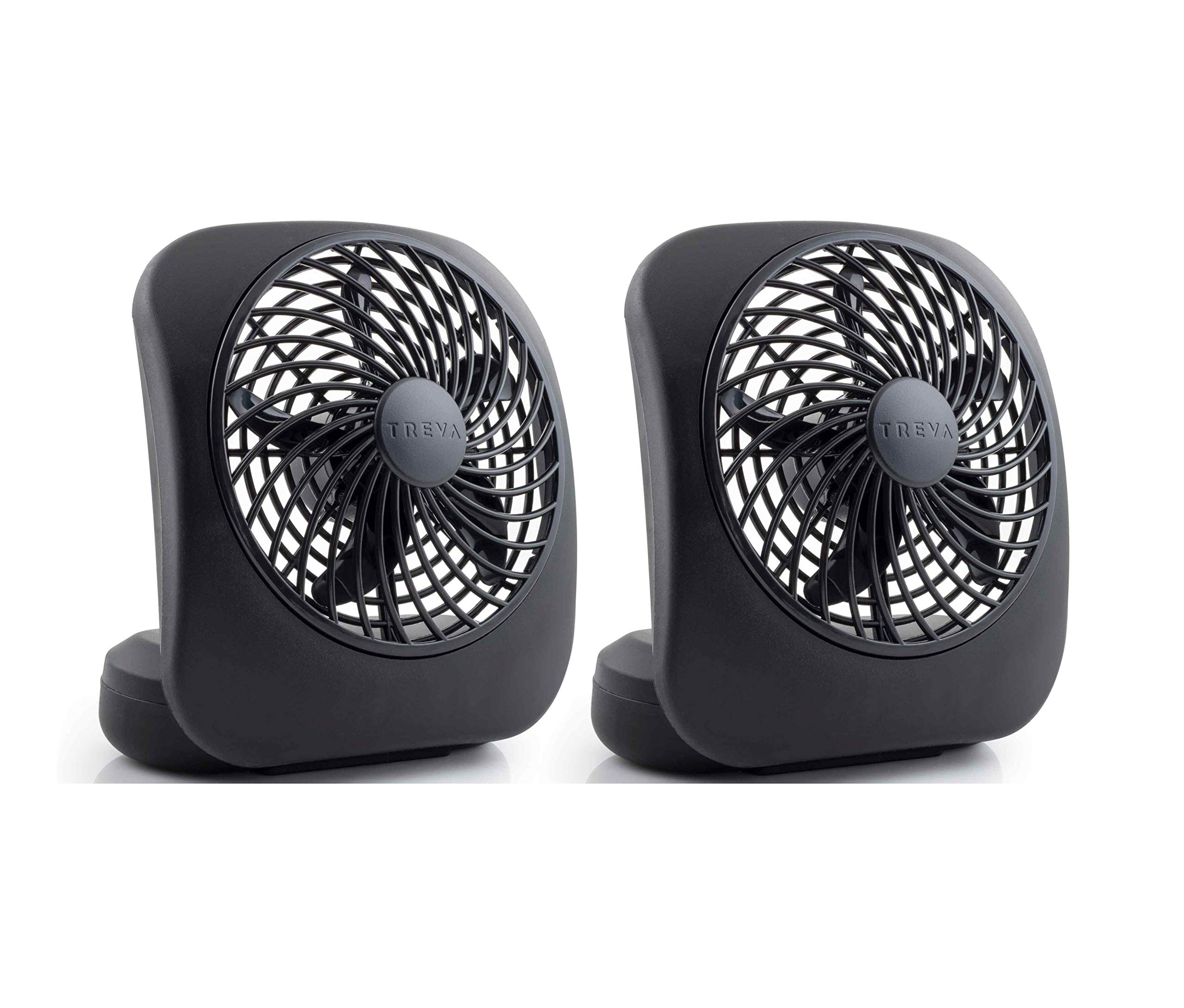 Foto 2 pulgar | Ventilador A Batería O2cool Treva De 5 Pulgadas, 2 Velocidades, Paquete De 2, Negro - Venta Internacional.