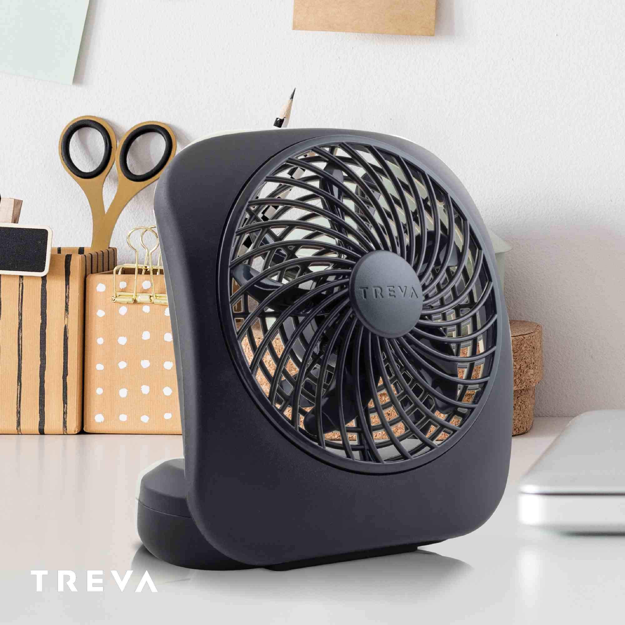 Foto 6 pulgar | Ventilador A Batería O2cool Treva De 5 Pulgadas, 2 Velocidades, Paquete De 2, Negro - Venta Internacional.