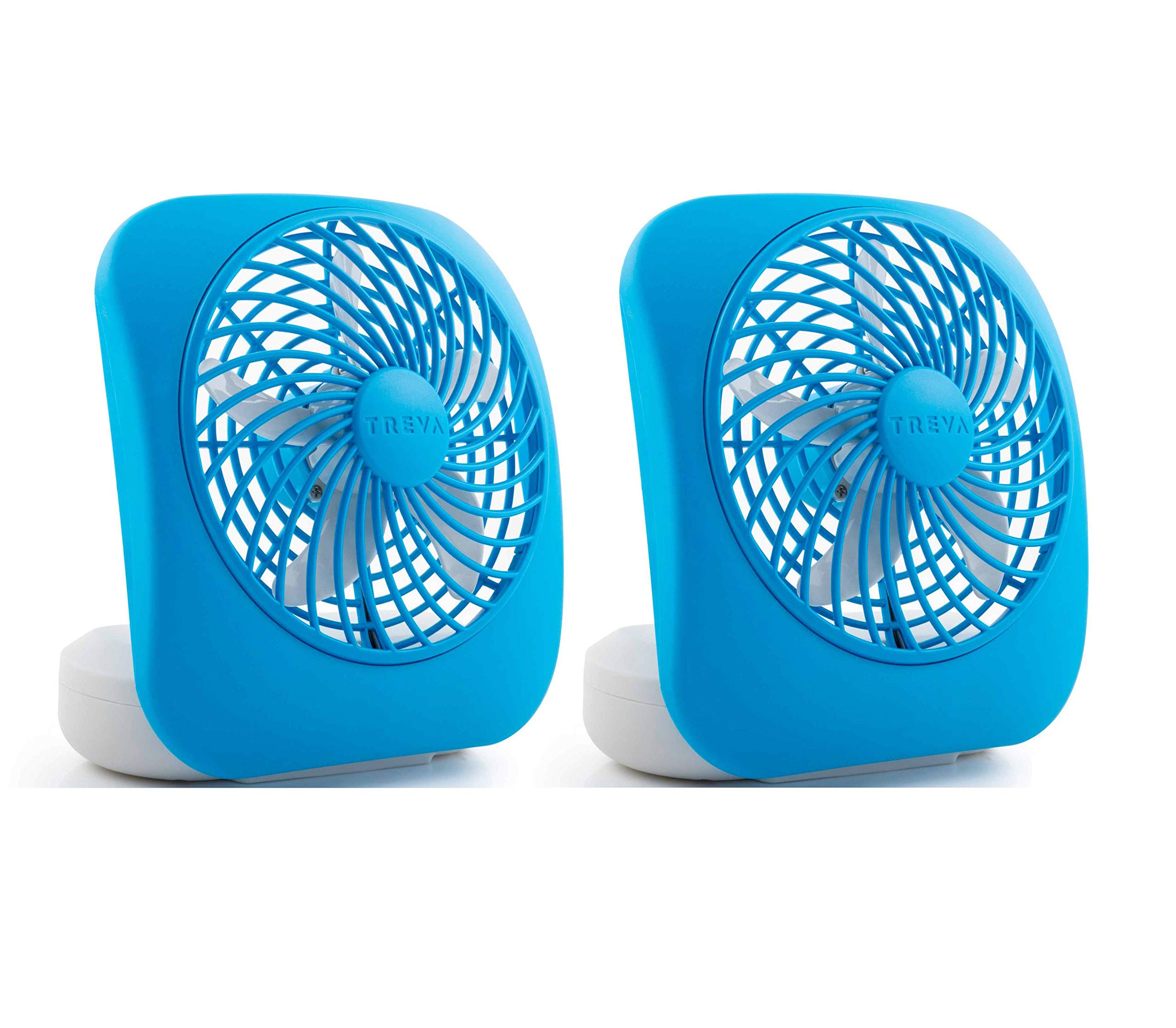 Foto 1 | Ventilador A Batería O2cool Treva De 5 Pulgadas, 2 Velocidades, Azul, Paquete De 2 - Venta Internacional.