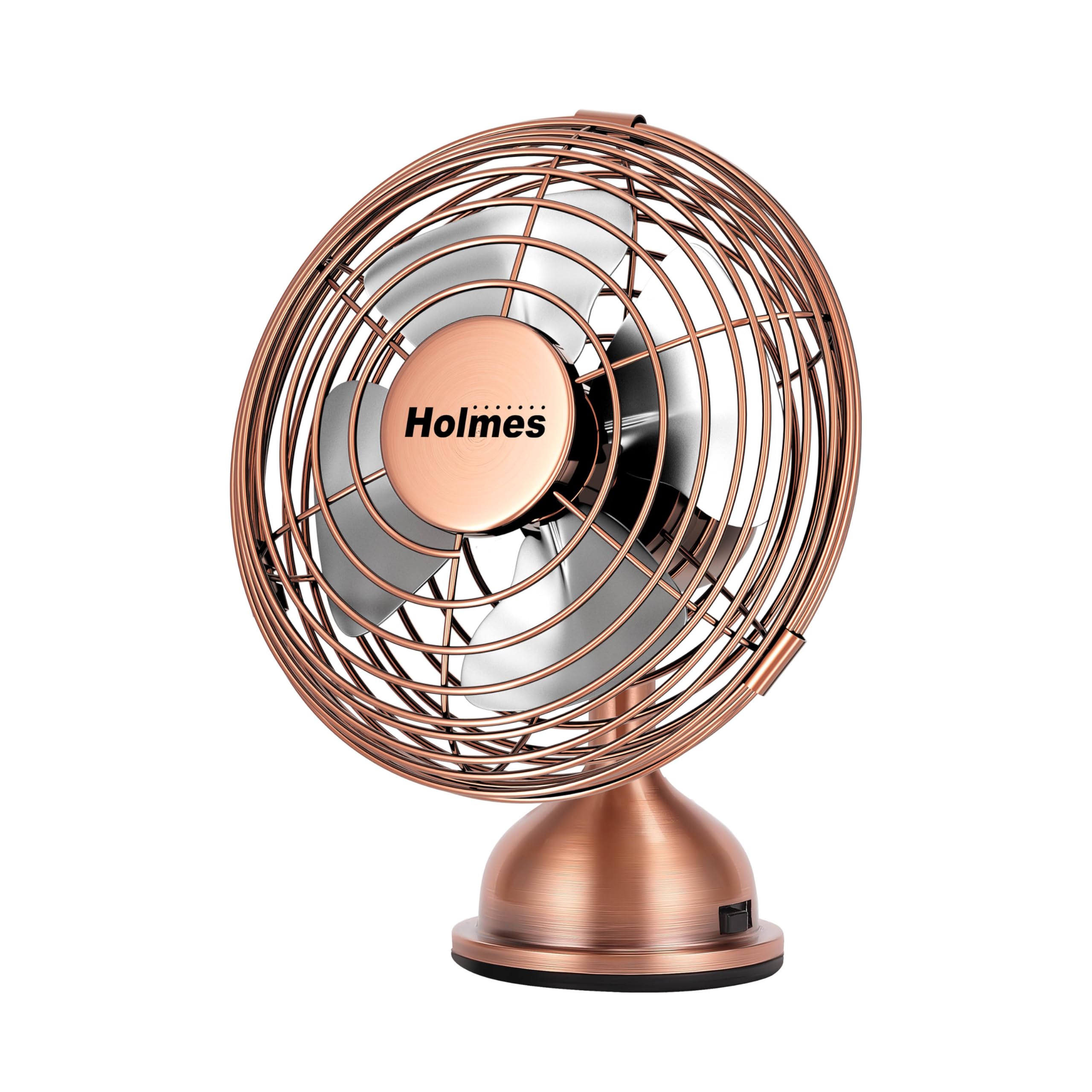 Foto 2 pulgar | Ventilador De Escritorio Holmes 4 Mini Heritage Con Alimentación Usb Vintage Copper - Venta Internacional.