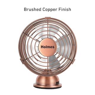 Foto 6 | Ventilador De Escritorio Holmes 4 Mini Heritage Con Alimentación Usb Vintage Copper - Venta Internacional.