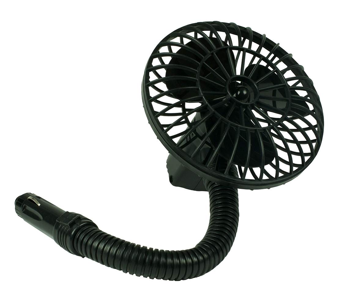 Ventilador De Coche Koolatron Mini Direct Plug-in De 12 V Con Cuello Ajustable - Venta Internacional.