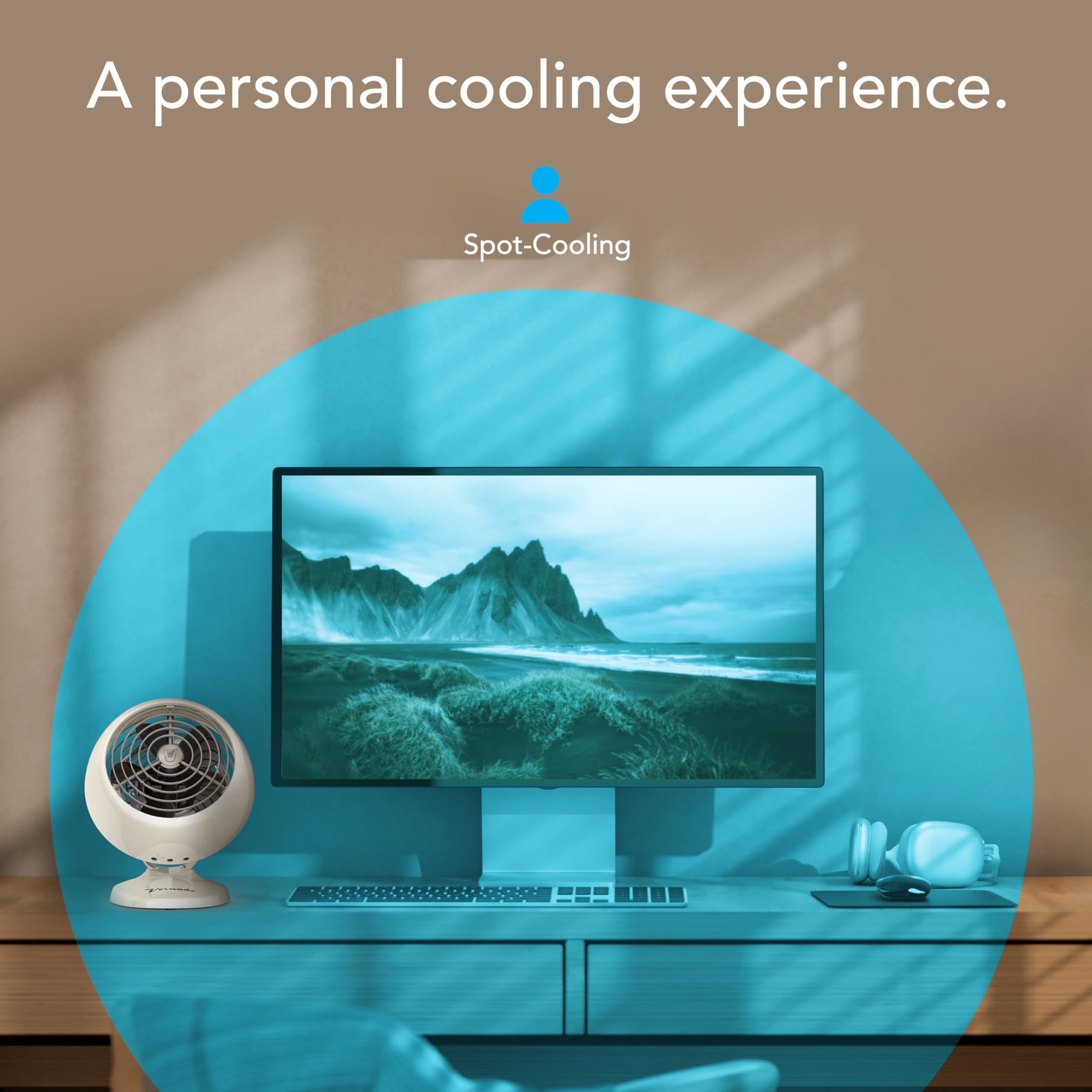 Foto 4 pulgar | Ventilador de Escritorio Vornado Blanco-Venta Internacional