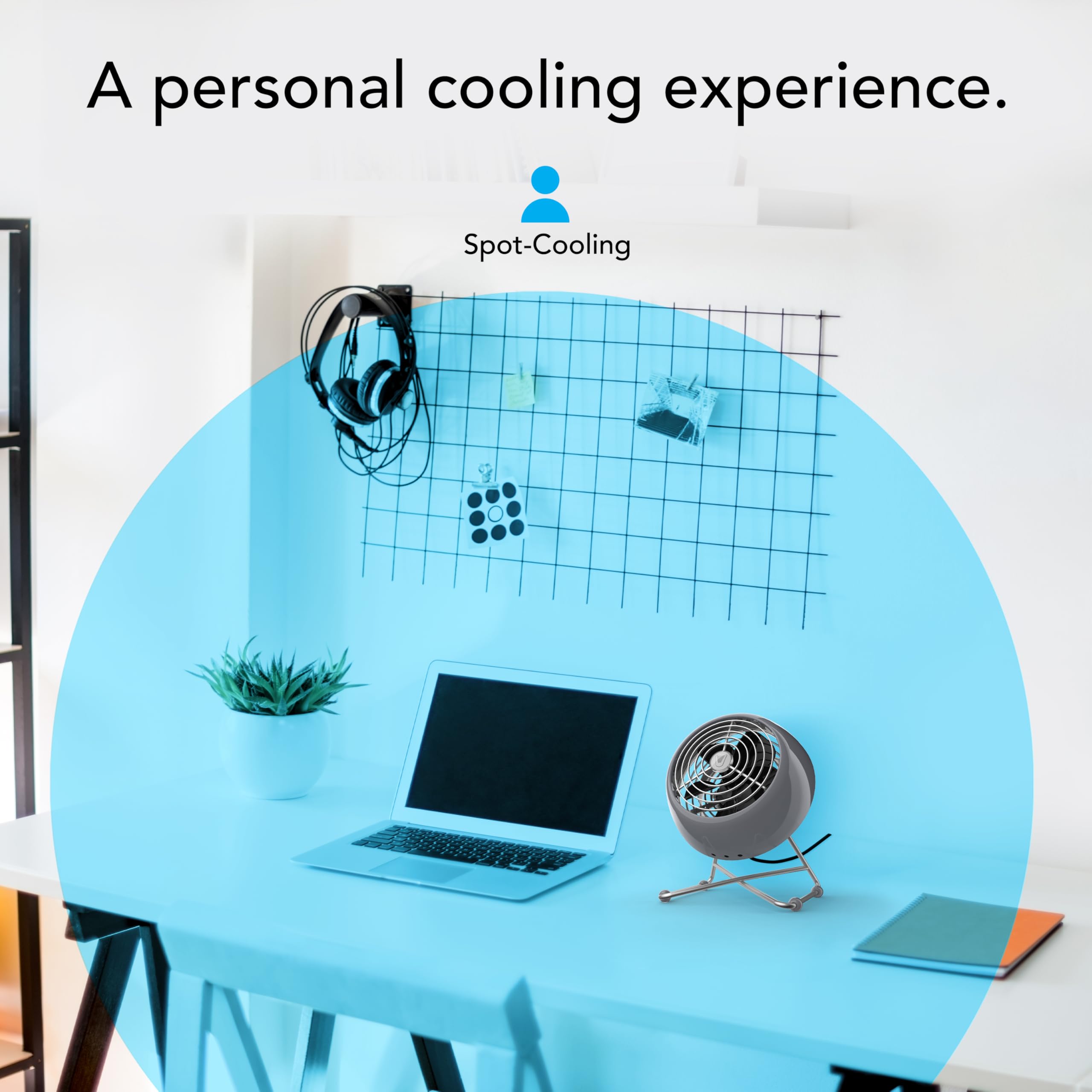 Foto 3 | Circulador de Aire Vornado Gris - Venta Internacional
