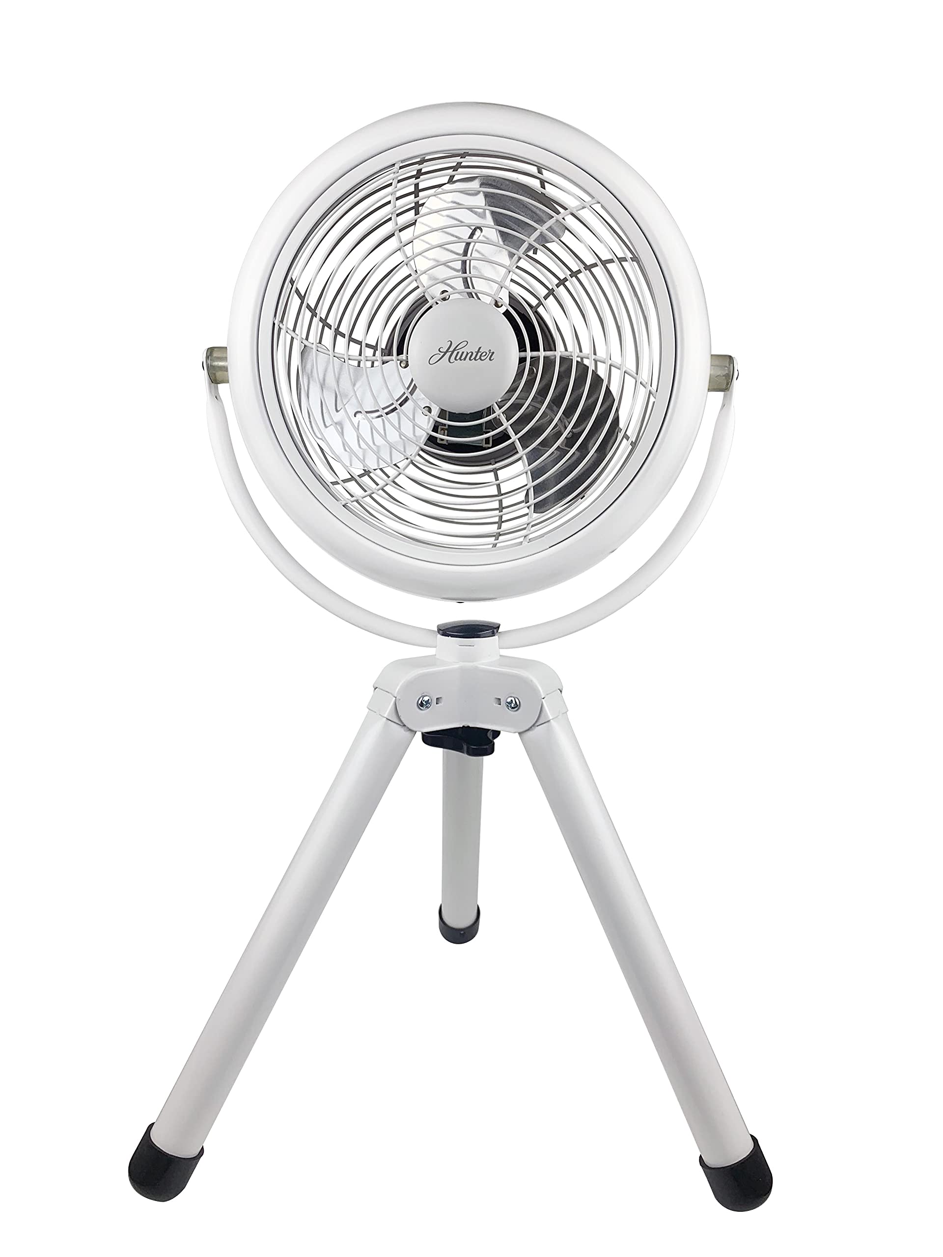 Foto 1 | Trípode Retro Table Fan Hunter 90626-whz, Totalmente Metálico, Blanco - Venta Internacional.