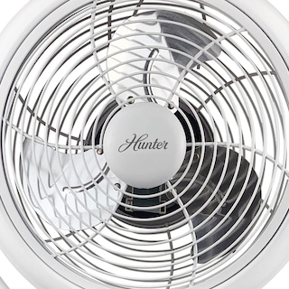 Foto 2 | Trípode Retro Table Fan Hunter 90626-whz, Totalmente Metálico, Blanco - Venta Internacional.