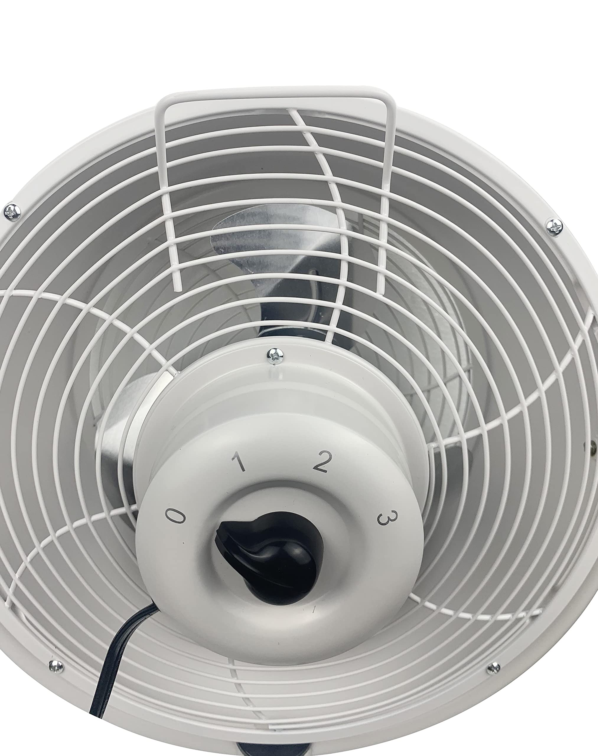 Foto 3 | Trípode Retro Table Fan Hunter 90626-whz, Totalmente Metálico, Blanco - Venta Internacional.