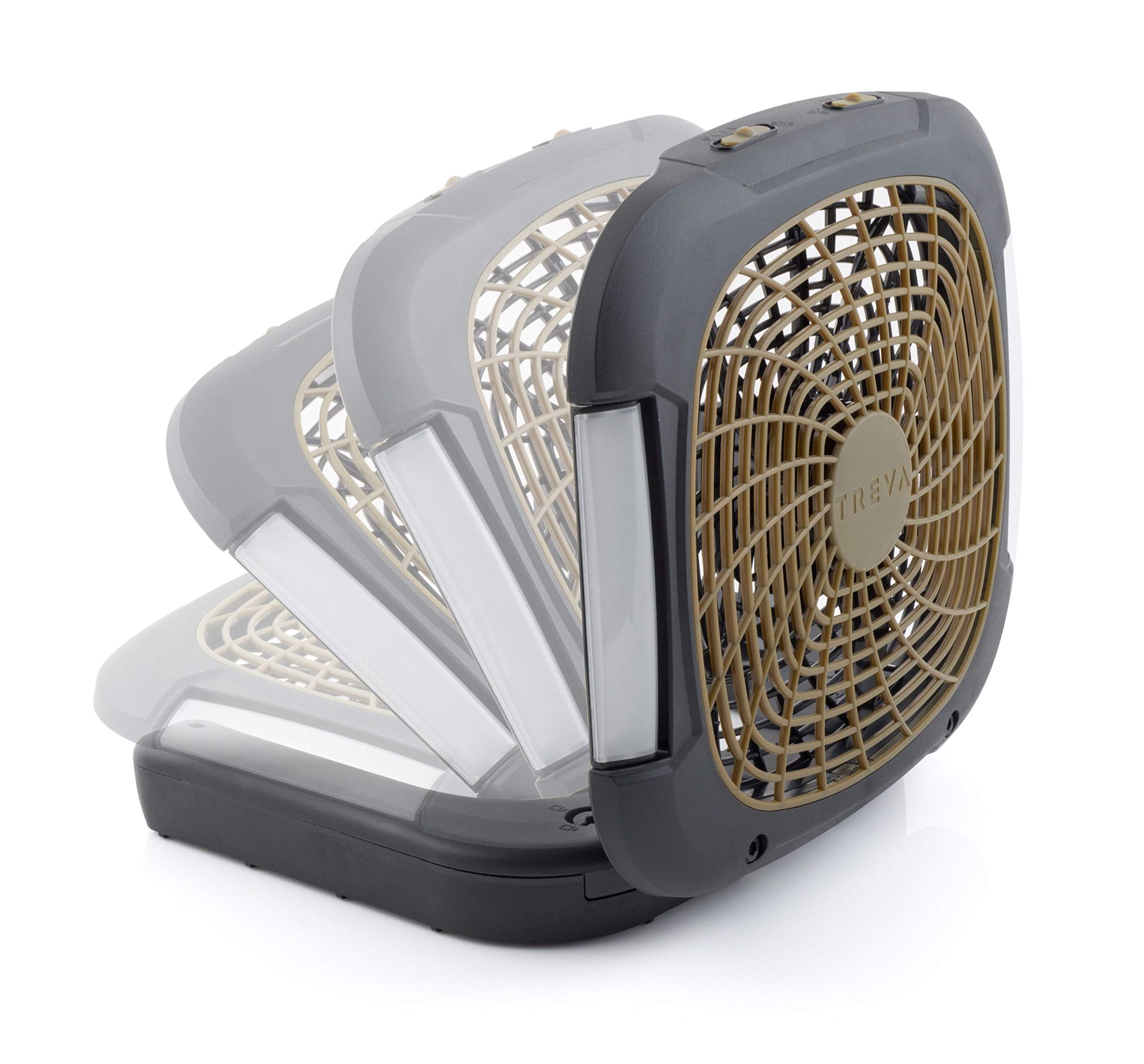 Foto 6 pulgar | Ventilador Portátil O2cool Treva De 25 Cm Con Luces Led Y Batería De 2 Velocidades - Venta Internacional.