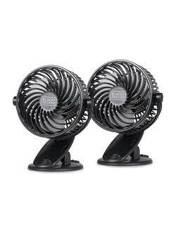 Foto 1 | Ventilador De Refrigeración Black+decker 4 Convertible Con Clip Y Soporte, Paquete De 2 - Venta Internacional.