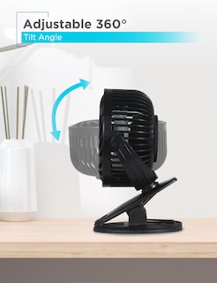 Foto 4 | Ventilador De Refrigeración Black+decker 4 Convertible Con Clip Y Soporte, Paquete De 2 - Venta Internacional.