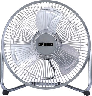 Foto 1 | Ventilador Optimus F-4092 De Alta Velocidad De Grado Industrial, 23 Cm, Plateado - Venta Internacional.