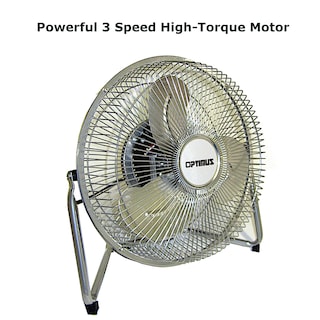 Foto 4 | Ventilador Optimus F-4092 De Alta Velocidad De Grado Industrial, 23 Cm, Plateado - Venta Internacional.