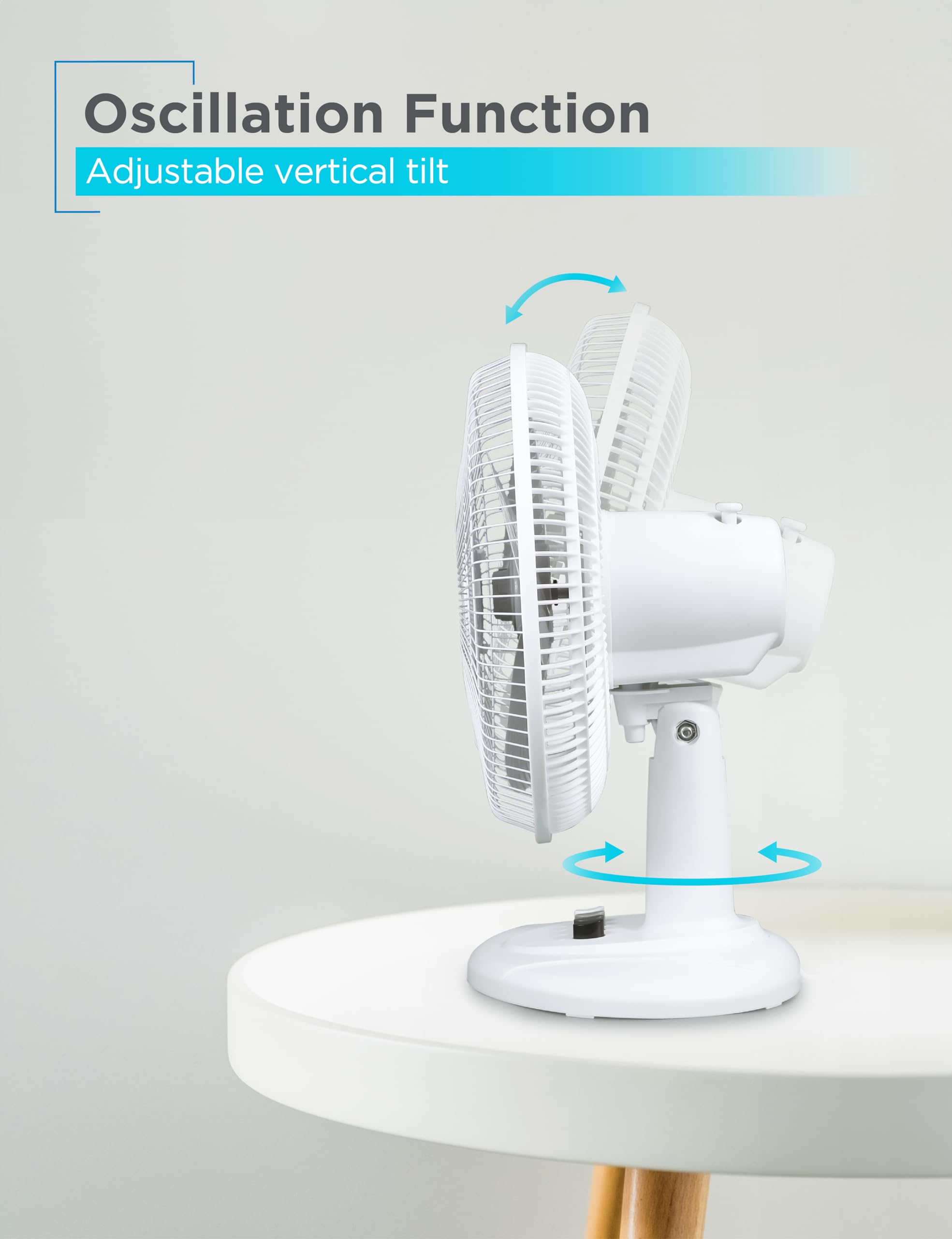 Foto 4 pulgar | Ventilador De Escritorio Black+decker De 12 Pulgadas Con 3 Ajustes De Velocidad, Blanco - Venta Internacional.