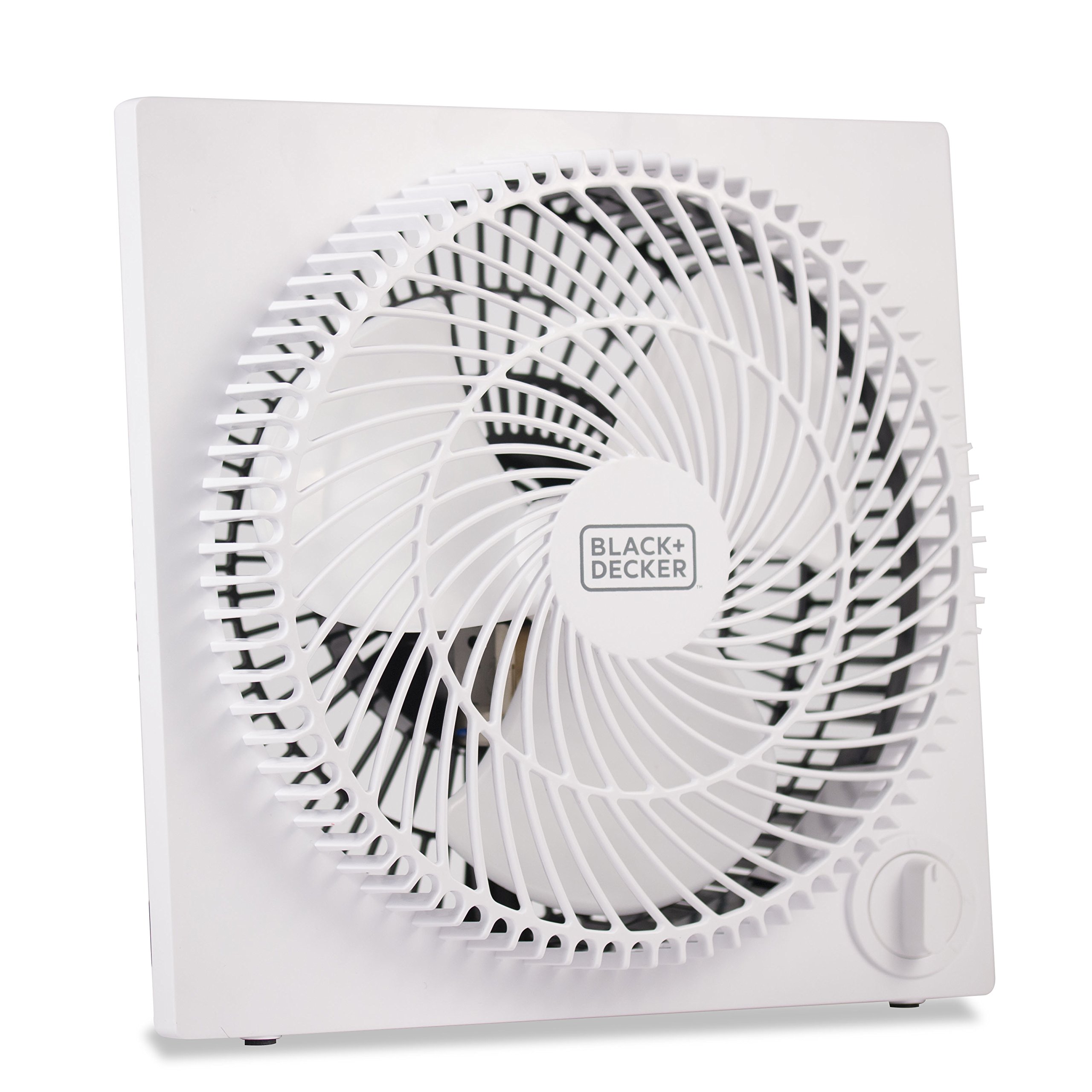Foto 2 pulgar | Ventilador De Caja Black + Decker Portátil De 23 Cm Con 3 Ajustes De Velocidad, Color Blanco - Venta Internacional.