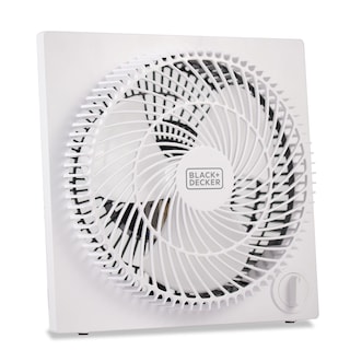 Foto 1 | Ventilador De Caja Black + Decker Portátil De 23 Cm Con 3 Ajustes De Velocidad, Color Blanco - Venta Internacional.