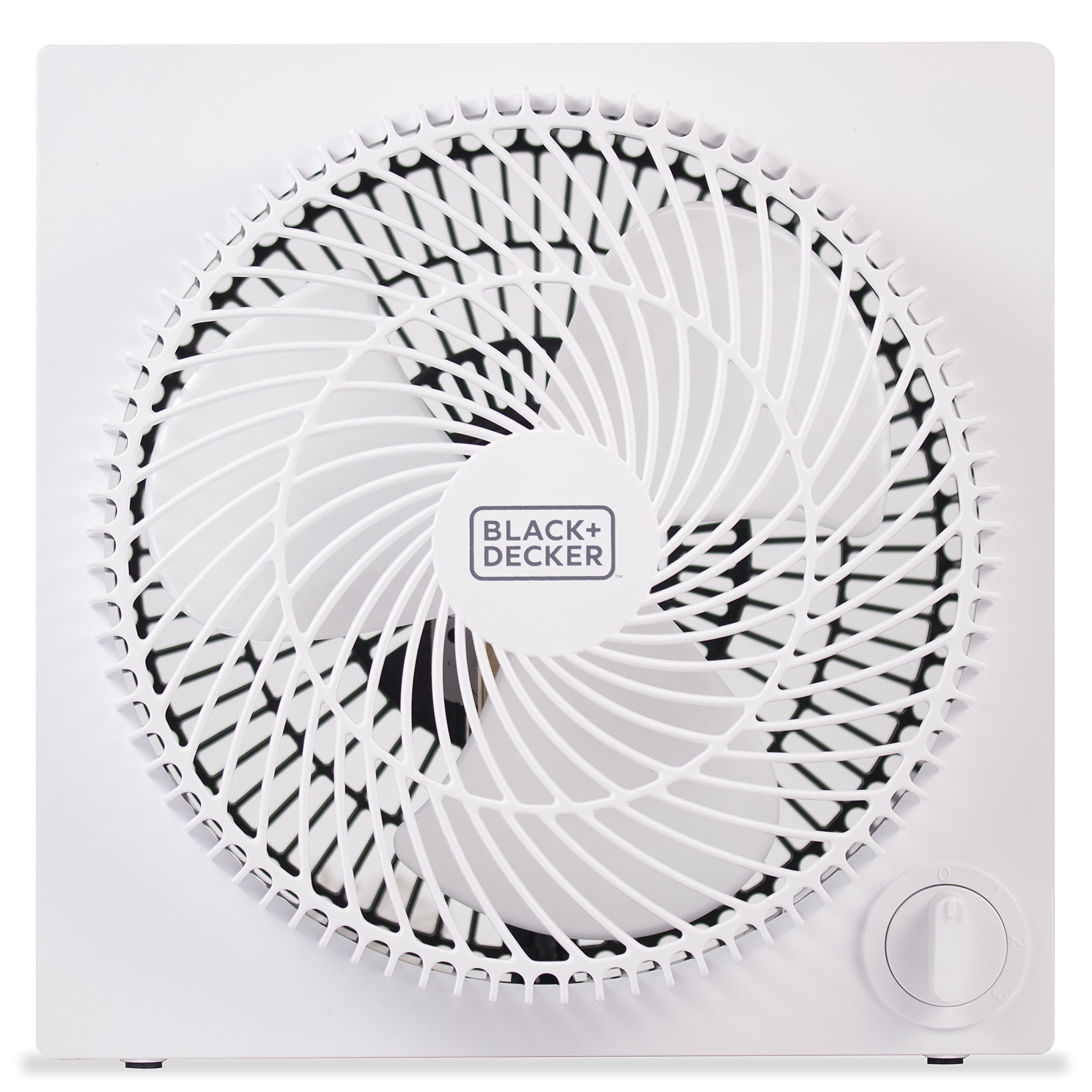 Foto 3 pulgar | Ventilador De Caja Black + Decker Portátil De 23 Cm Con 3 Ajustes De Velocidad, Color Blanco - Venta Internacional.