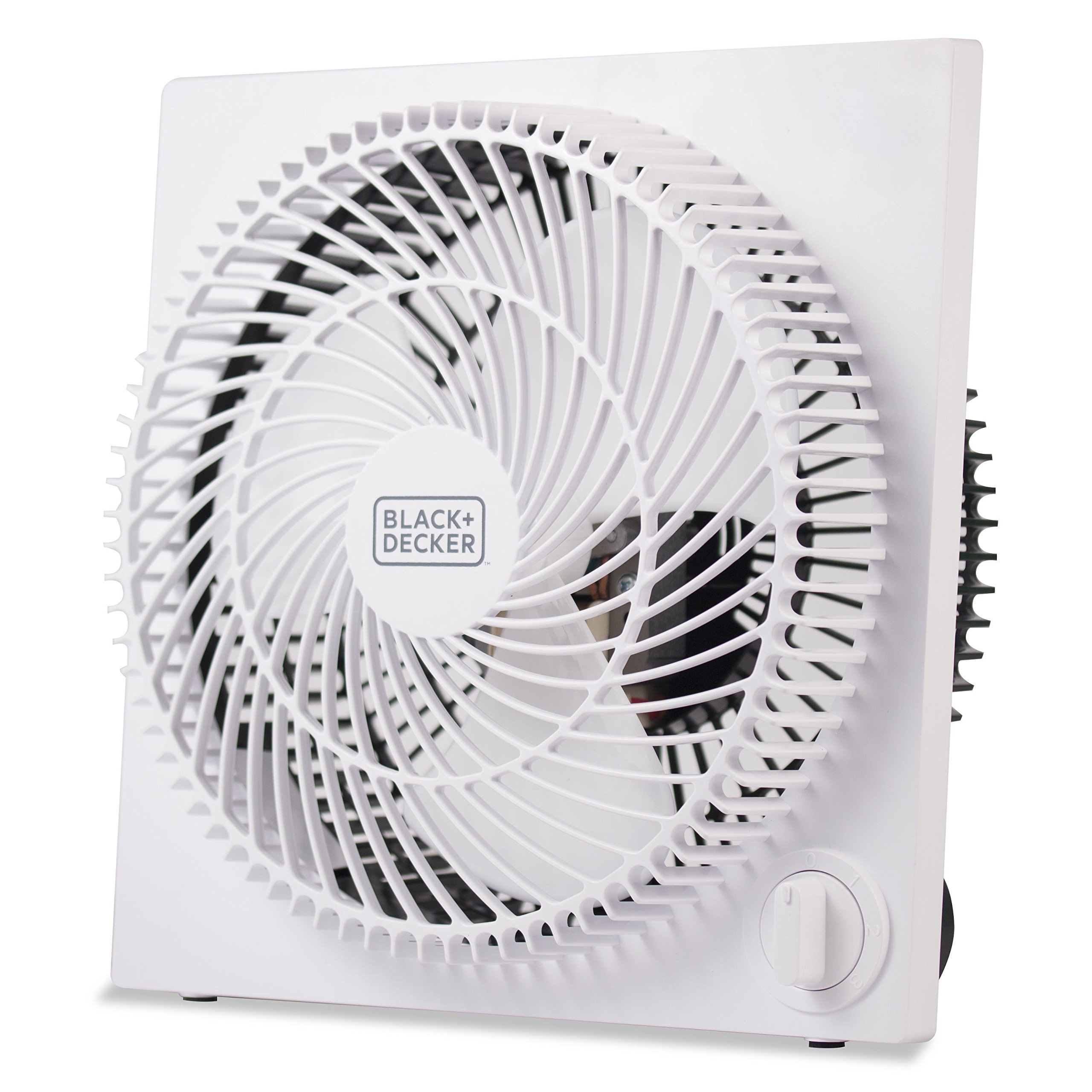Foto 4 pulgar | Ventilador De Caja Black + Decker Portátil De 23 Cm Con 3 Ajustes De Velocidad, Color Blanco - Venta Internacional.