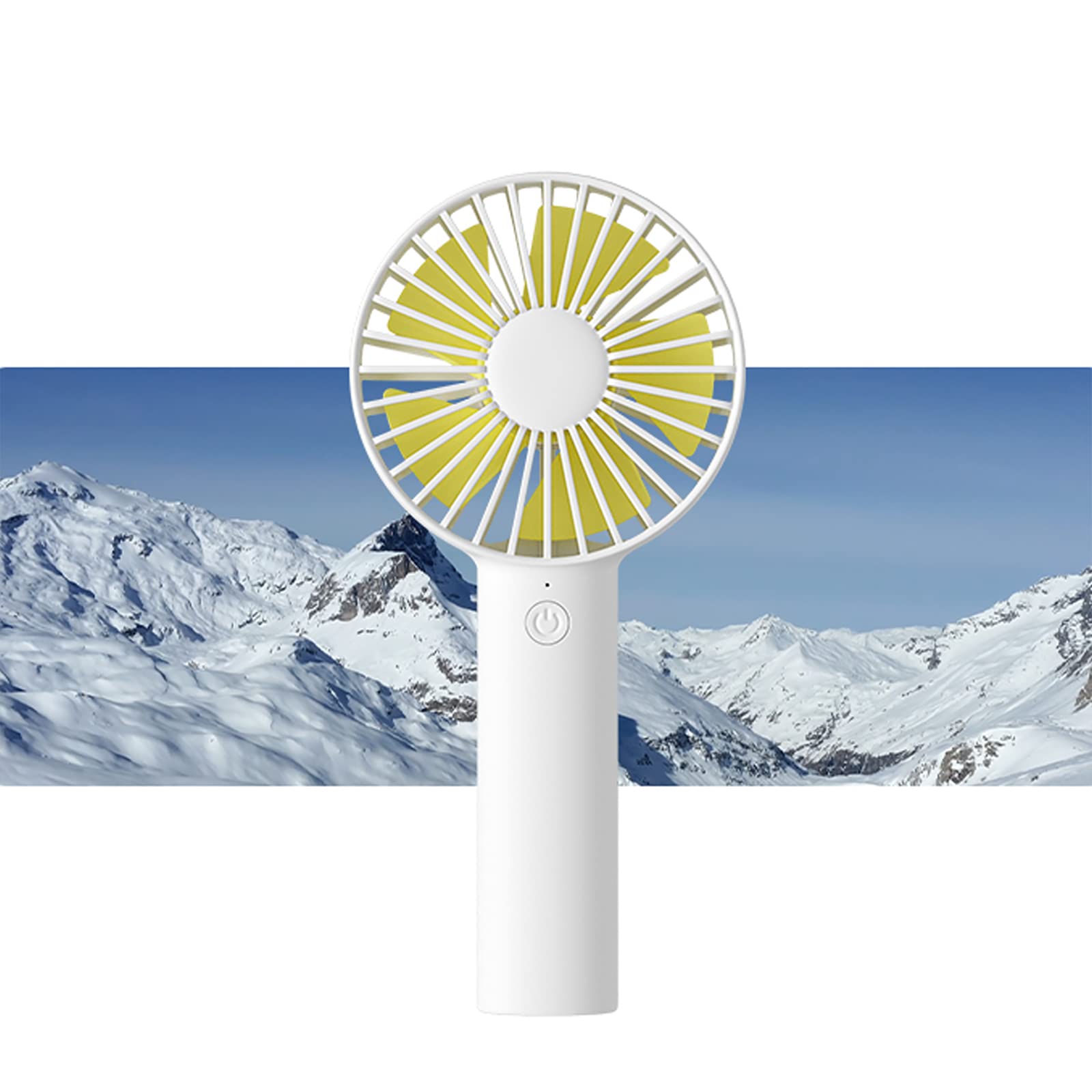 Foto 1 | Ventilador De Mano Jisulife Fa21 De 3 Velocidades, Recargable Por Usb, 2000 Mah - Venta Internacional.