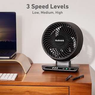 Foto 3 | Ventilador Digital Con Circulación De Aire Holmes Blizzard 8 Negro - Venta Internacional.