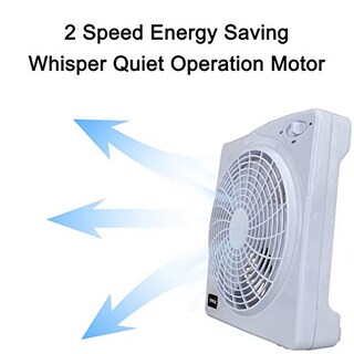 Foto 4 | Ventilador Eléctrico Optimus F-1022 10 De 2 Velocidades Blanco - Venta Internacional