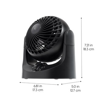 Foto 2 | Ventilador de Escritorio Iris de 7" con 3 Velocidades Negro - Venta Internacional
