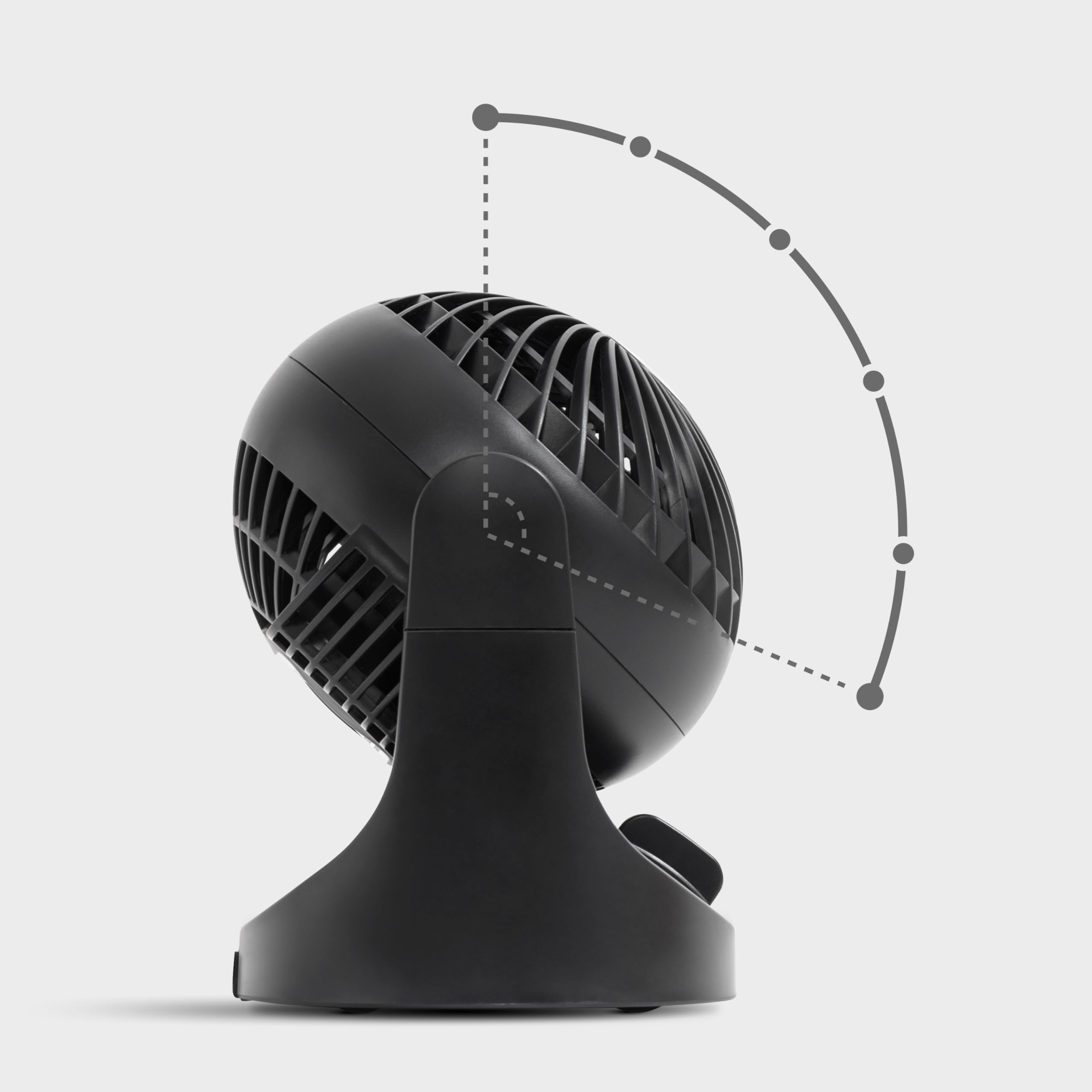 Foto 4 pulgar | Ventilador de Escritorio Iris de 7" con 3 Velocidades Negro - Venta Internacional