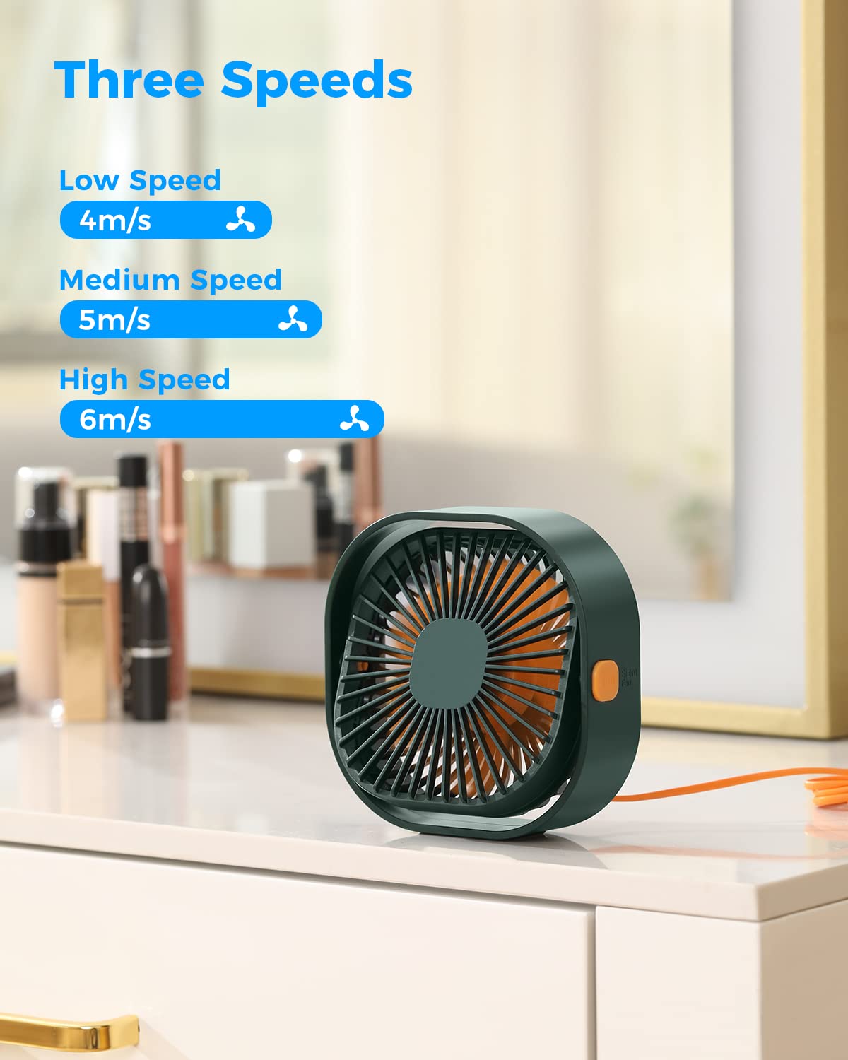 Foto 3 pulgar | Ventilador de Escritorio Rjvw Portátil-Venta Internacional