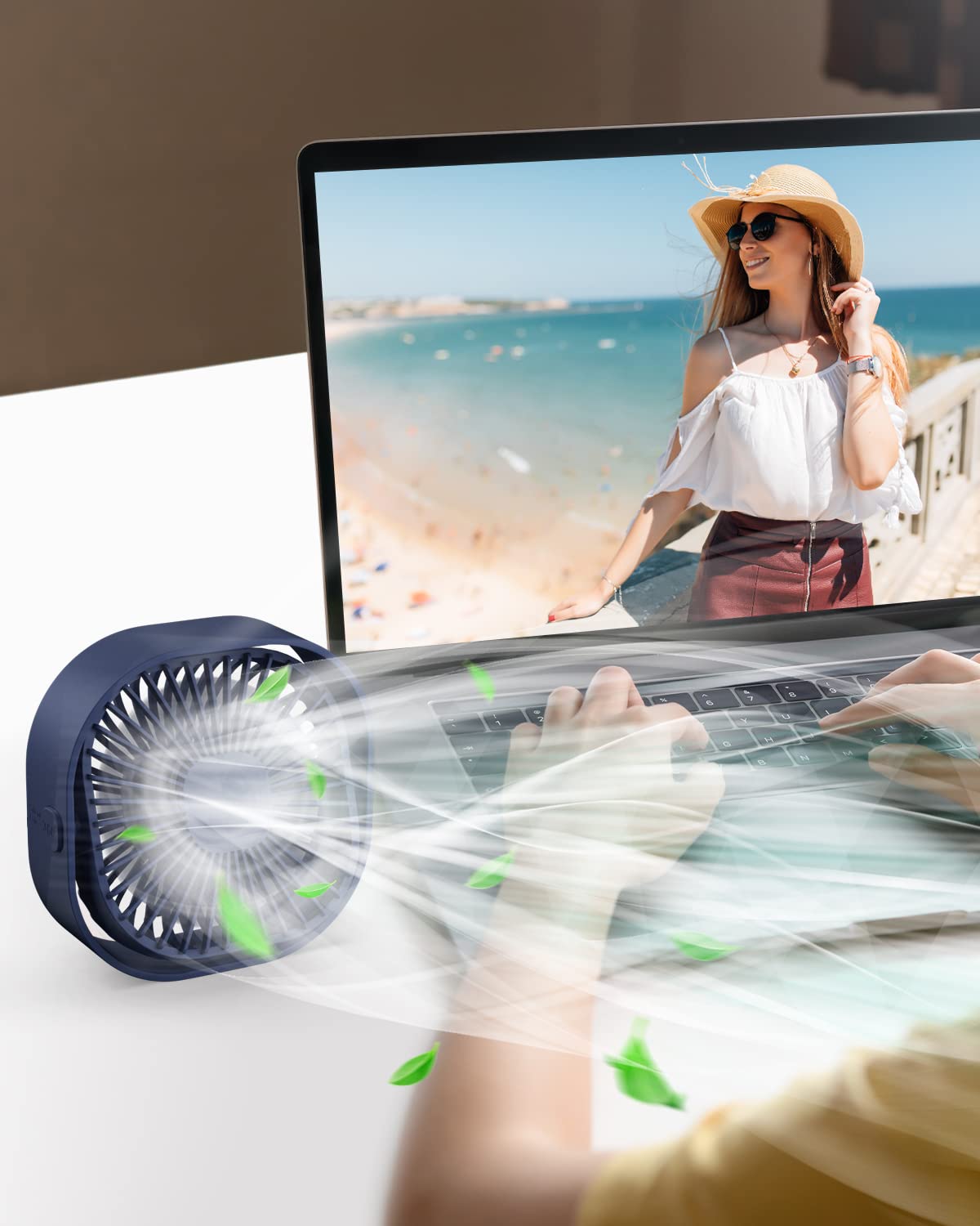 Foto 4 pulgar | Ventilador de Escritorio Rjvw Portátil-Venta Internacional