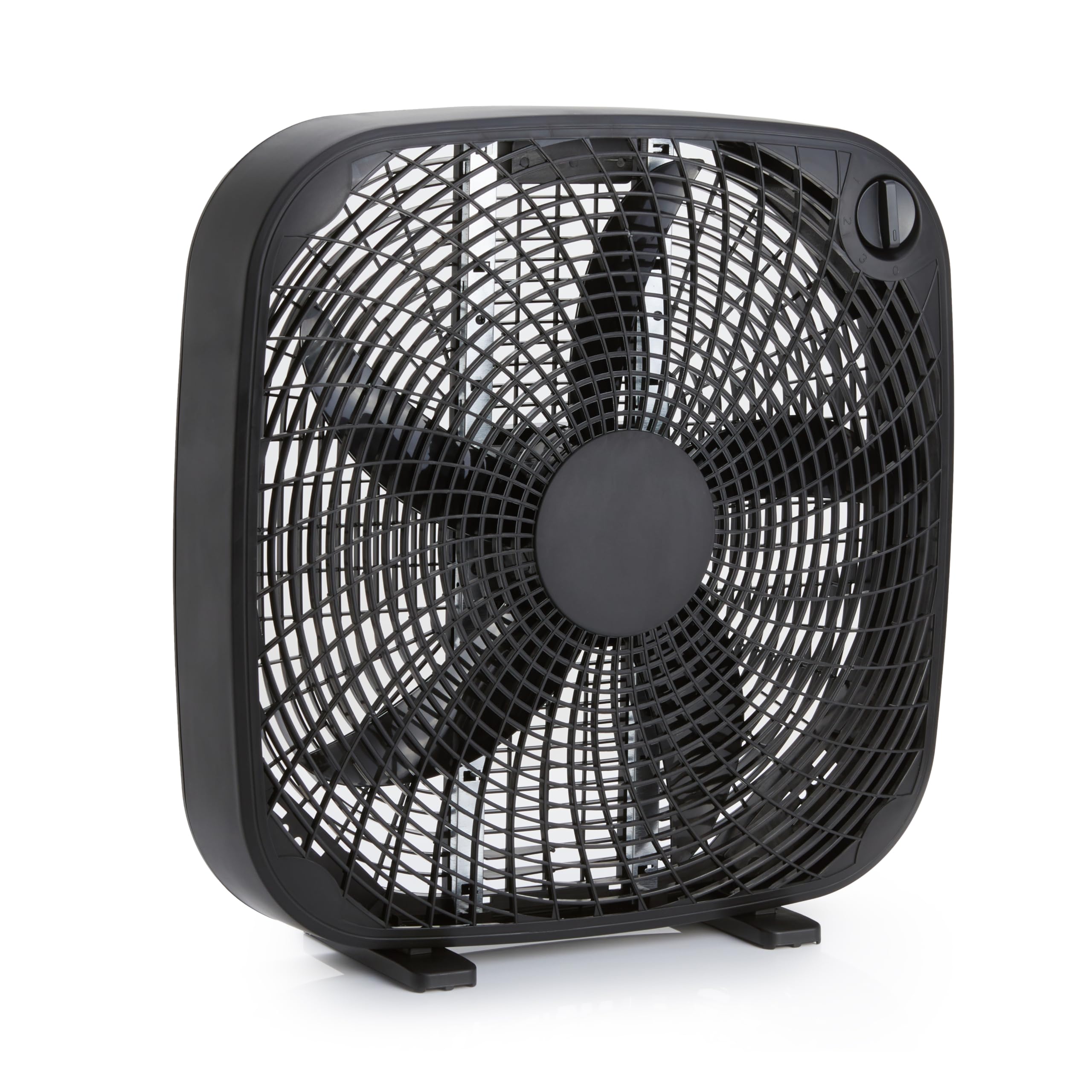 Foto 2 pulgar | Ventilador De Caja Amazon Basics De 20 Pulgadas, Potente Flujo De Aire De 3 Velocidades, Negro - Venta Internacional.