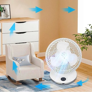 Foto 3 | Ventilador Redondo Oscilatorio 12 Velocidades Control Remoto