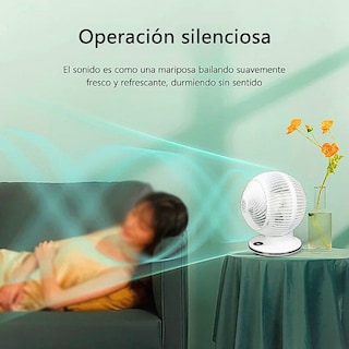 Foto 5 | Ventilador Redondo Oscilatorio 12 Velocidades Control Remoto