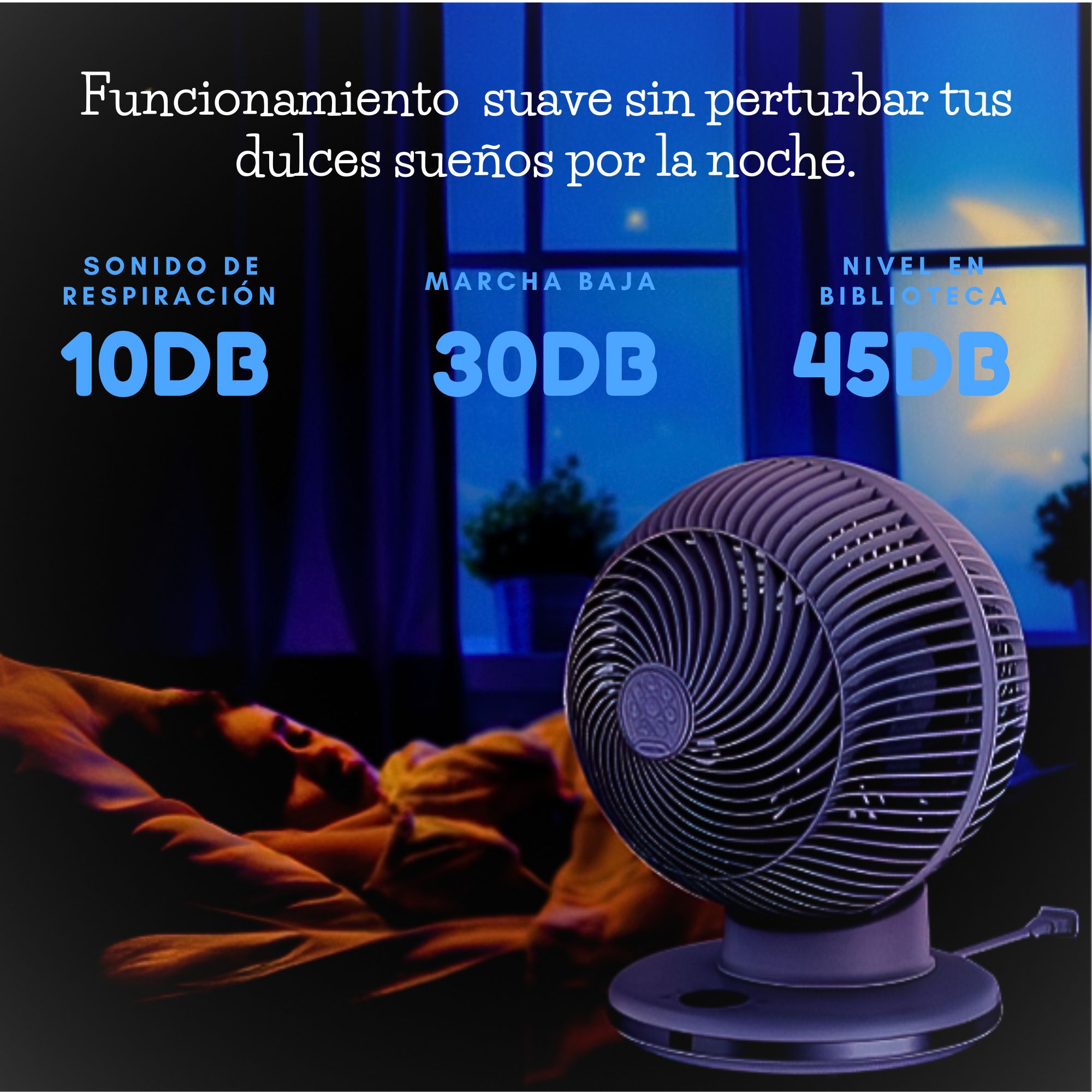 Foto 7 pulgar | Ventilador Redondo Oscilatorio 12 Velocidades Control Remoto