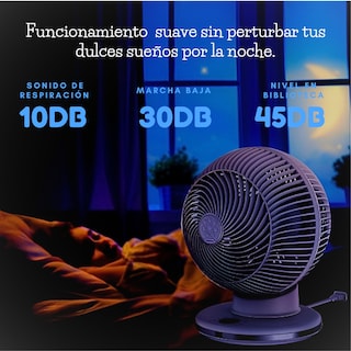 Foto 6 | Ventilador Redondo Oscilatorio 12 Velocidades Control Remoto
