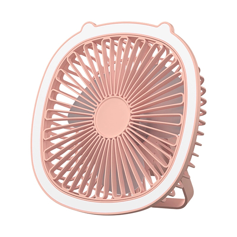 Foto 2 pulgar | Ventilador De Mesa Con Iluminación Usb Rosa - Venta Internacional.