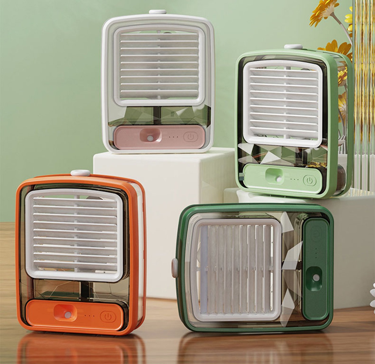 Foto 6 | Ventilador de Escritorio Valtech con Humidificador Recargable